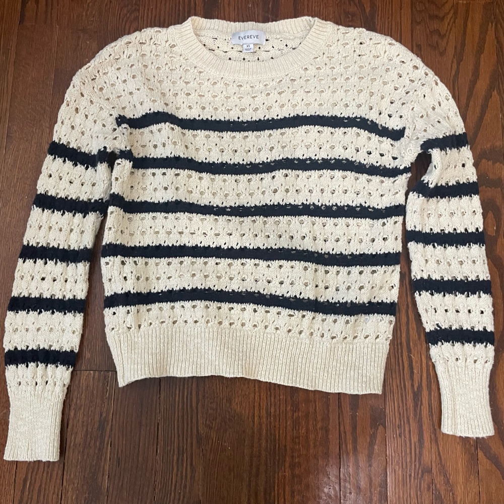 Evereve Eden striped summer sweater